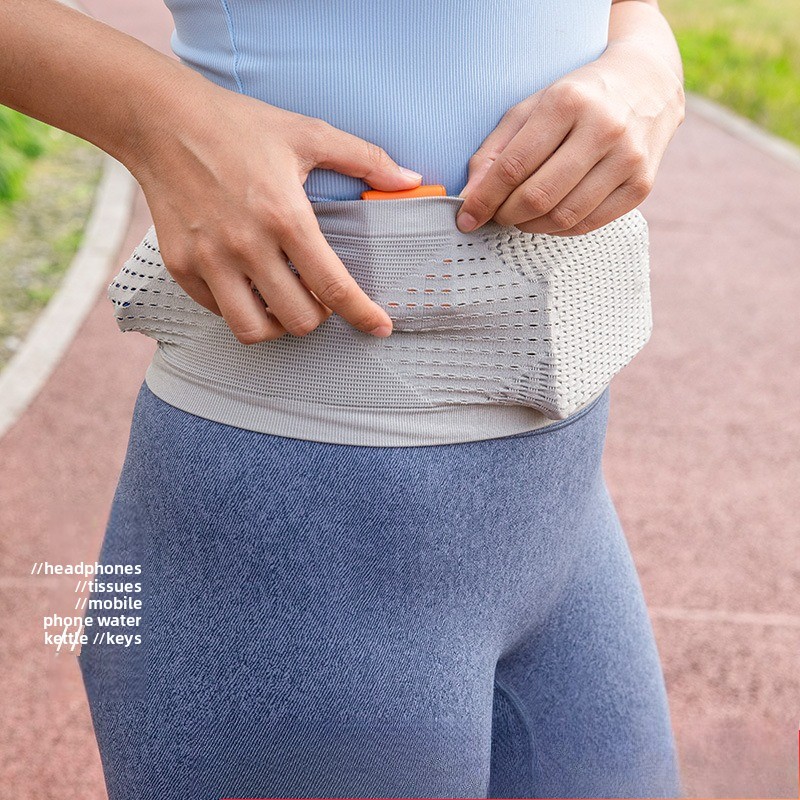 Running Belt Waist - Невидимая дышащая поясная сумка для бега,