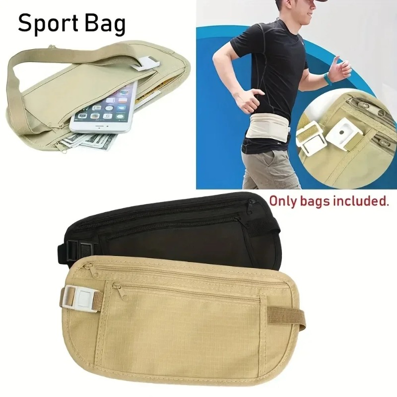 Running Belt Waist - Спортивная поясная сумка для бега, невидимая