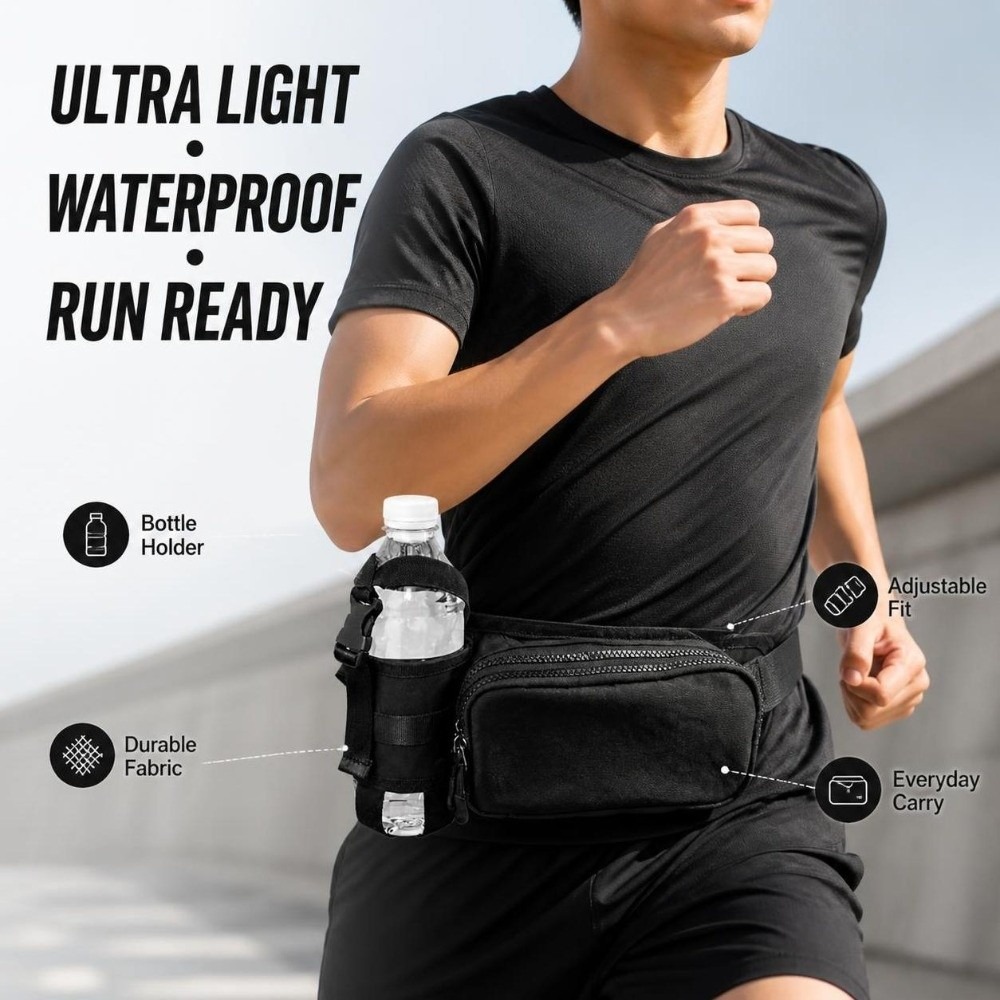 Прочный водонепроницаемый пояс – обзор и цена Running Belt Waist
